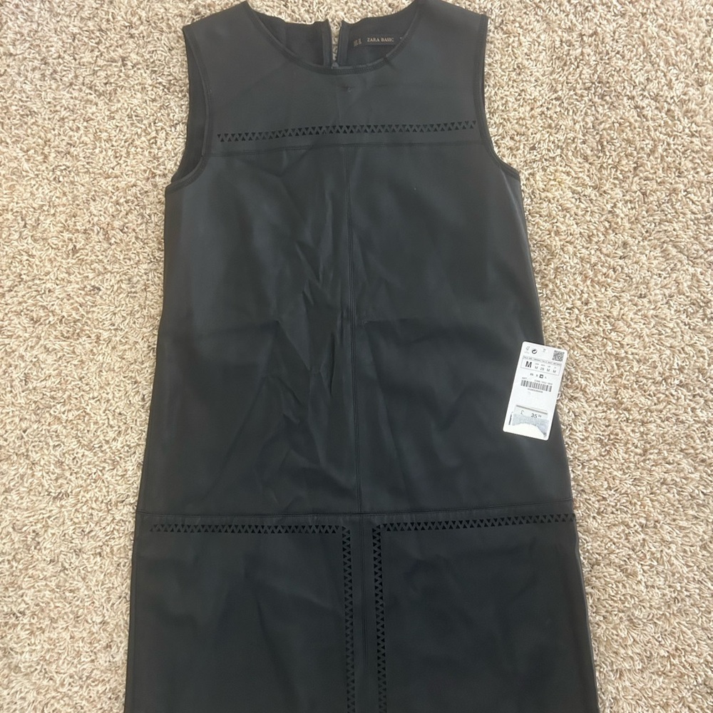 Zara Black Sleeveless Mini Dress